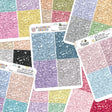 Grab Bag Glitter Header Planner Stickers