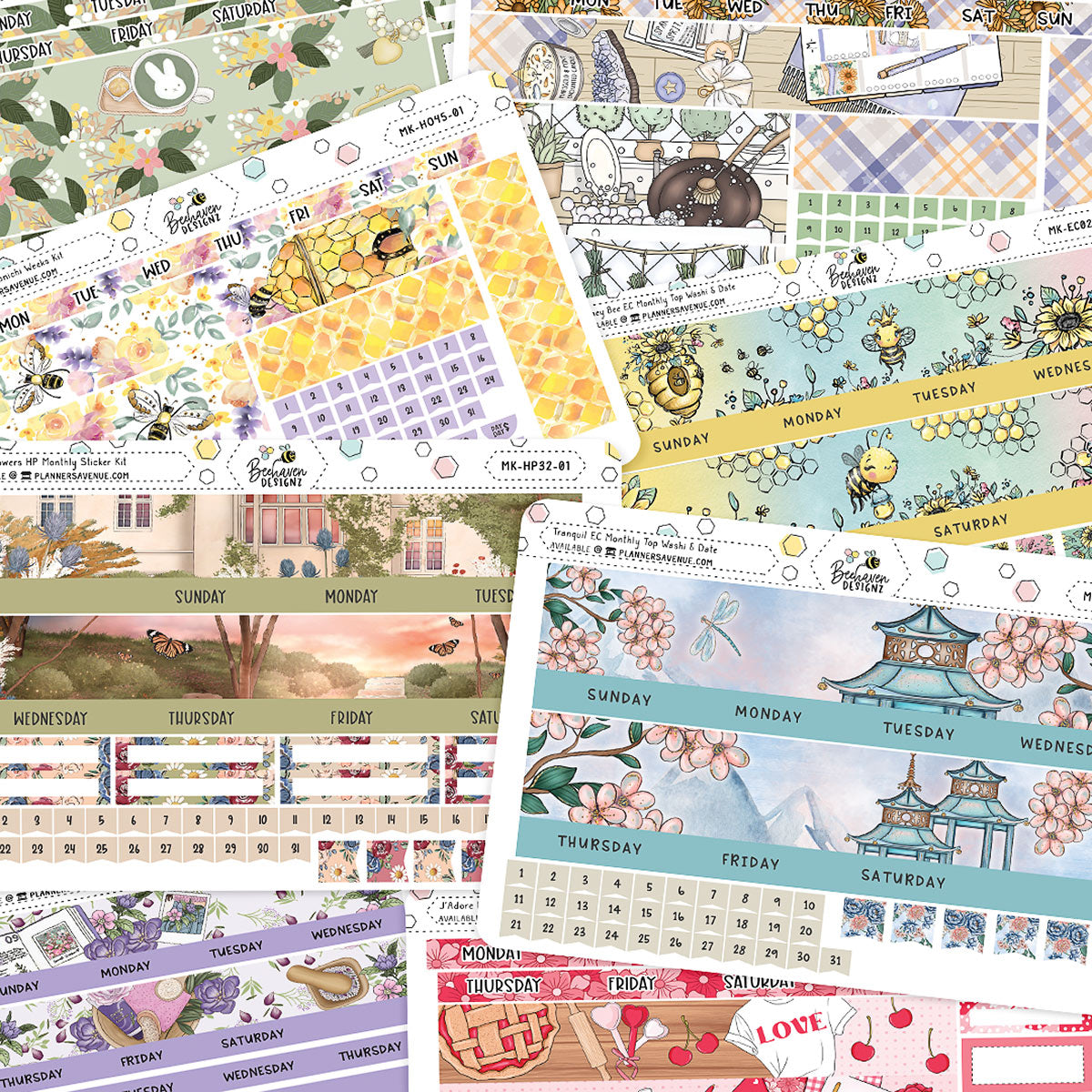 Grab Bag Monthly Planner Sticker Kits