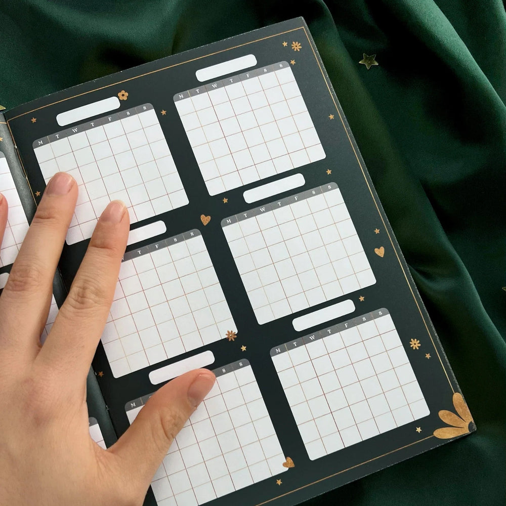 The Quircky Cup Collective Wonderfully Ordinary Undated Planner - Green