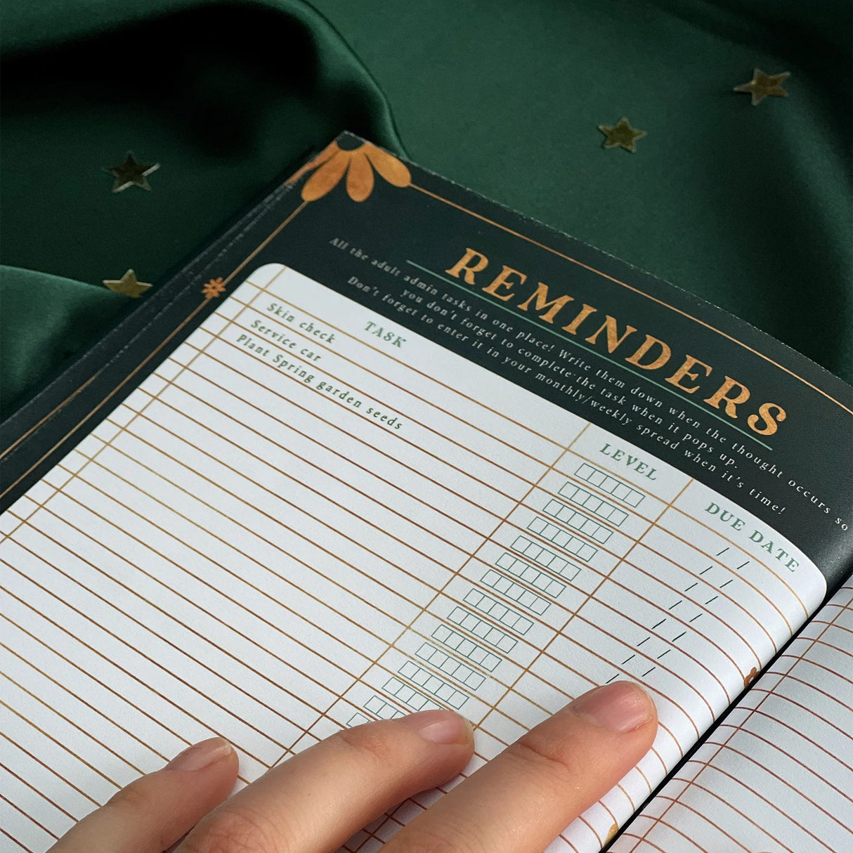 The Quircky Cup Collective Wonderfully Ordinary Undated Planner - Green